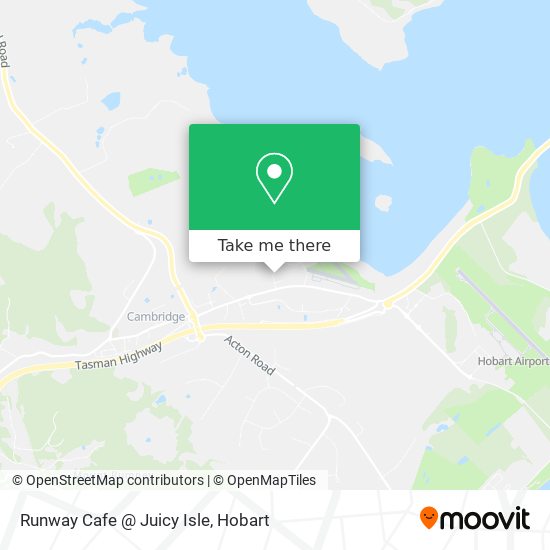 Runway Cafe @ Juicy Isle map