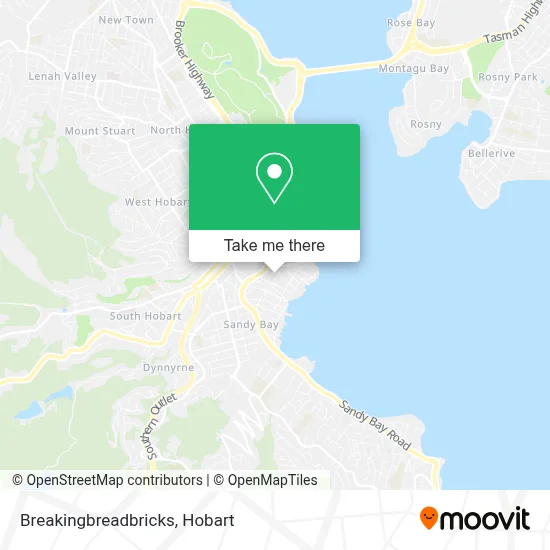 Mapa Breakingbreadbricks