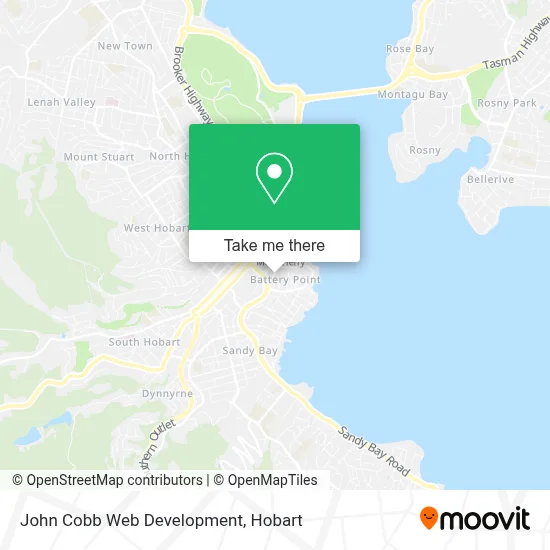 Mapa John Cobb Web Development