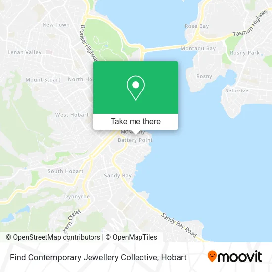Find Contemporary Jewellery Collective map