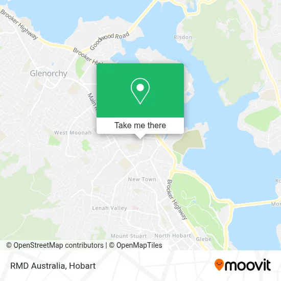 Mapa RMD Australia