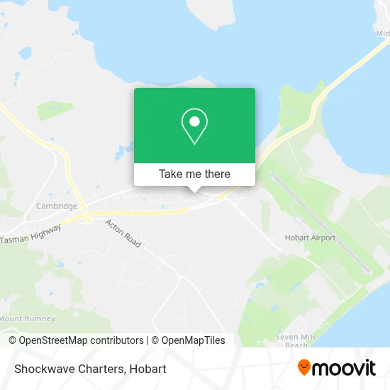 Mapa Shockwave Charters