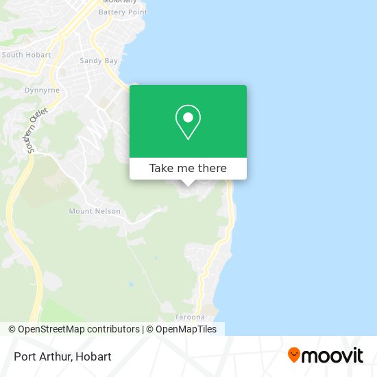 Mapa Port Arthur
