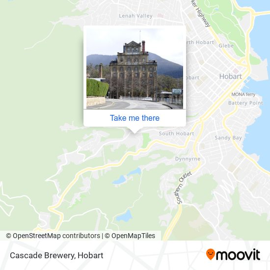 Cascade Brewery map