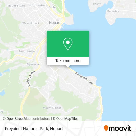 Freycinet National Park Map How To Get To Freycinet National Park In Hobart By Bus?