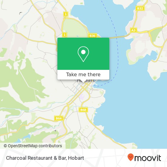 Mapa Charcoal Restaurant & Bar