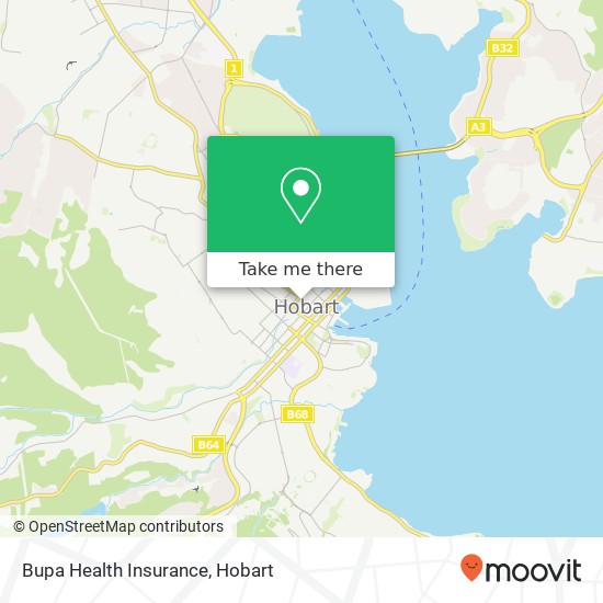 Bupa Health Insurance map