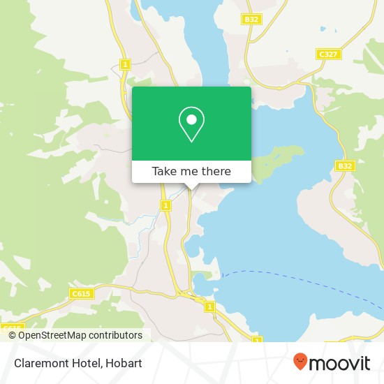Claremont Hotel map