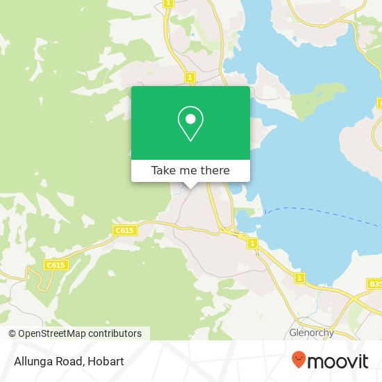 Allunga Road map