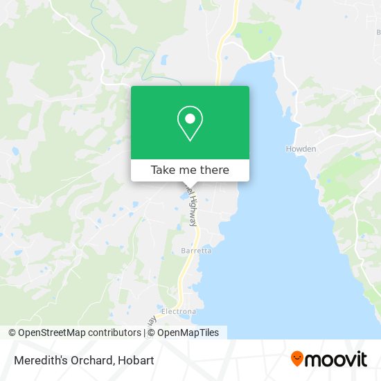Meredith's Orchard map