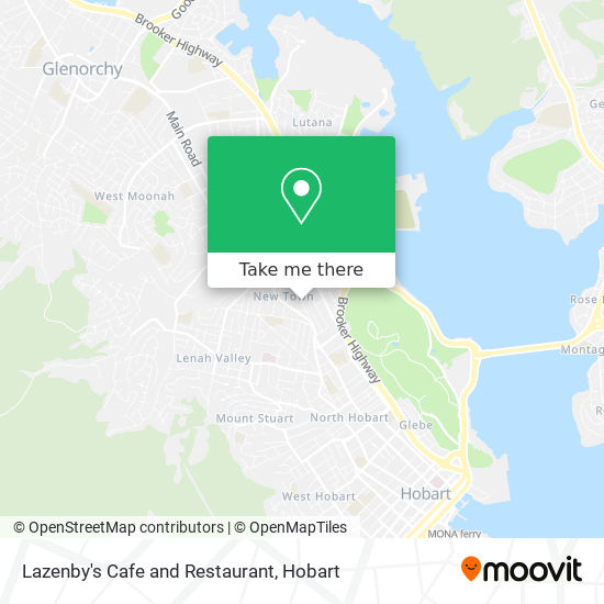 Lazenby's Cafe and Restaurant map