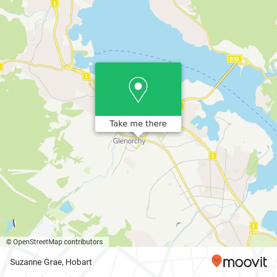 Mapa Suzanne Grae, 350 Main Rd Glenorchy TAS 7010