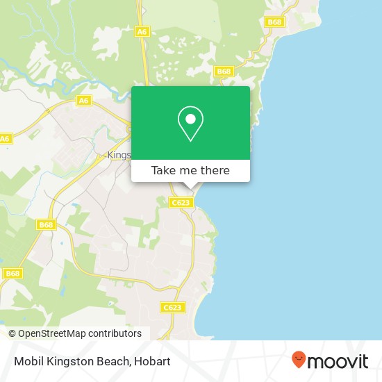 Mobil Kingston Beach map