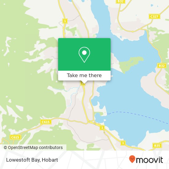 Mapa Lowestoft Bay
