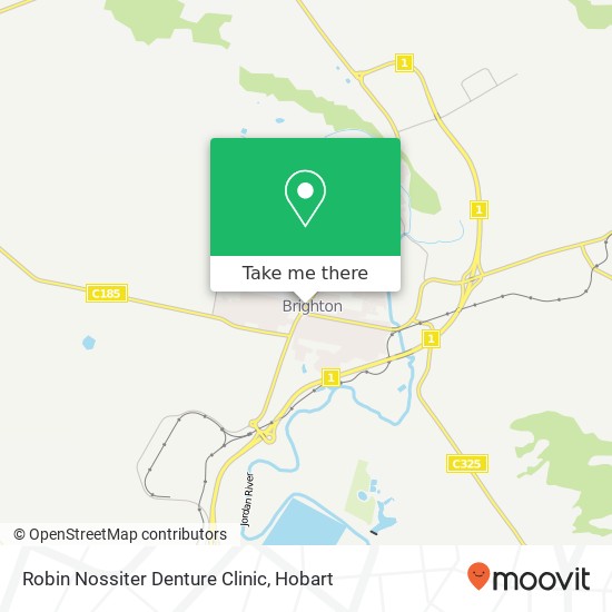 Mapa Robin Nossiter Denture Clinic