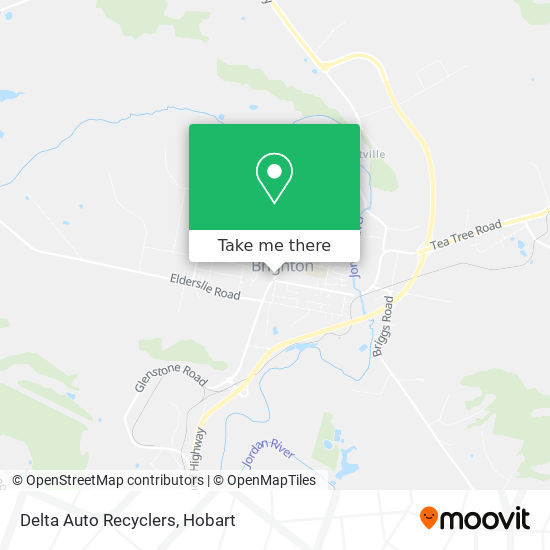 Delta Auto Recyclers map