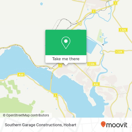 Southern Garage Constructions map