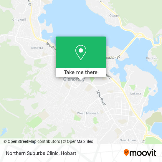 Mapa Northern Suburbs Clinic