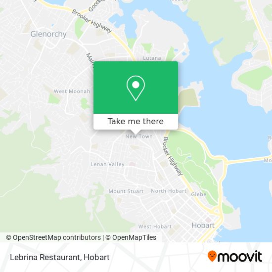 Mapa Lebrina Restaurant