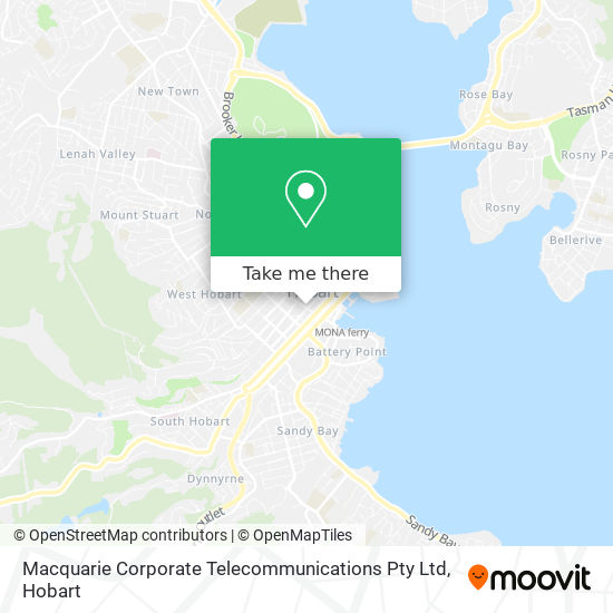 Macquarie Corporate Telecommunications Pty Ltd map