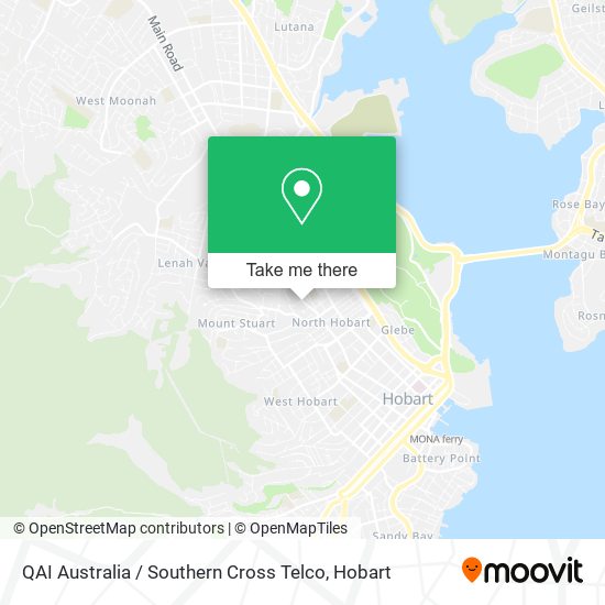 QAI Australia / Southern Cross Telco map
