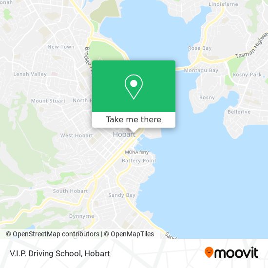 V.I.P. Driving School map
