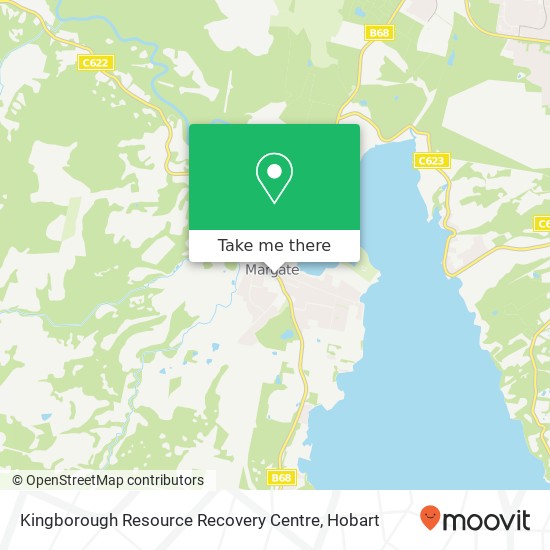 Kingborough Resource Recovery Centre map