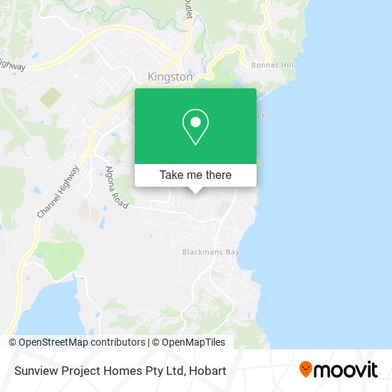 Mapa Sunview Project Homes Pty Ltd