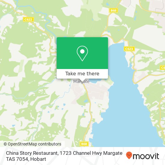 China Story Restaurant, 1723 Channel Hwy Margate TAS 7054 map