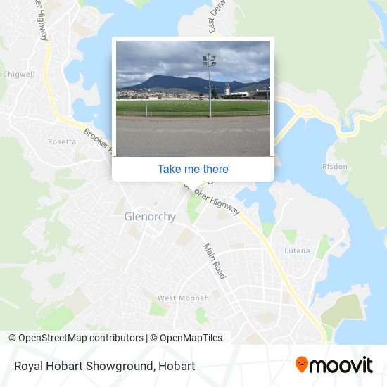 Royal Hobart Showground map