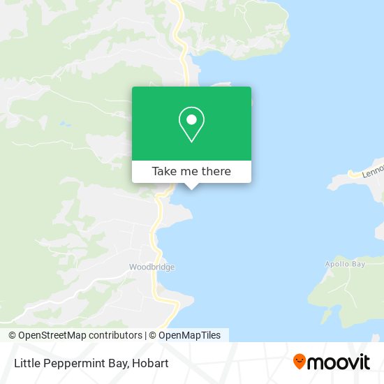 Little Peppermint Bay map