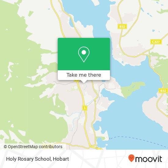 Mapa Holy Rosary School