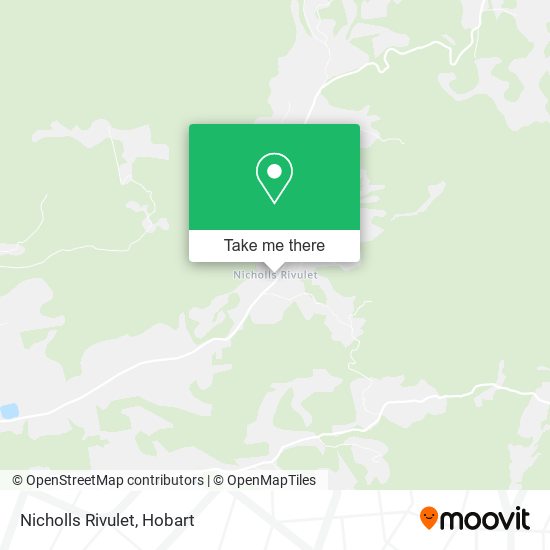 Nicholls Rivulet map