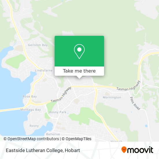 Mapa Eastside Lutheran College