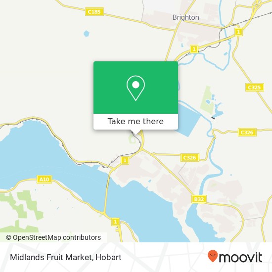 Midlands Fruit Market map