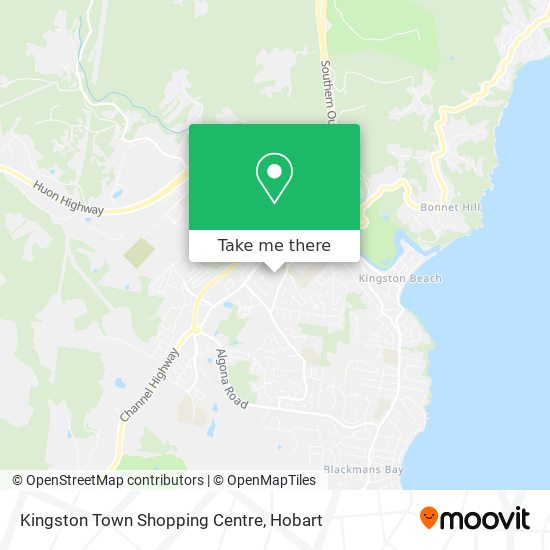 Kingston Town Shopping Centre map