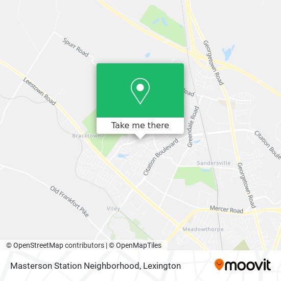 Masterson Station Neighborhood map