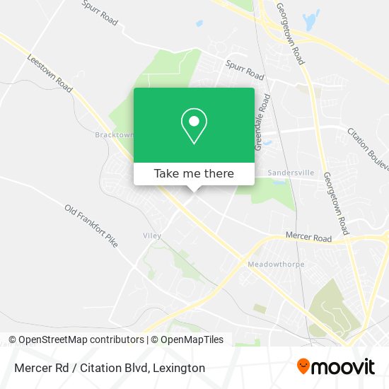 Mercer Rd / Citation Blvd map