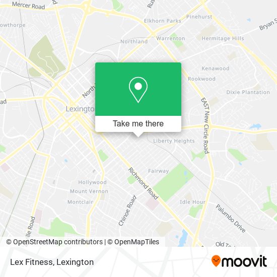 Lex Fitness map