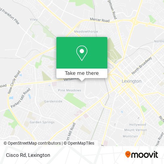 Mapa de Cisco Rd