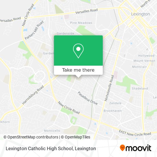 Mapa de Lexington Catholic High School