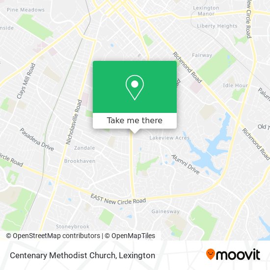 Centenary Methodist Church map