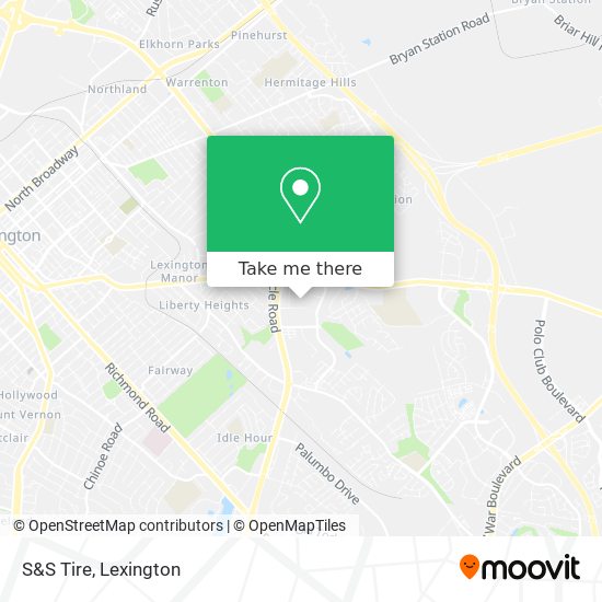 Mapa de S&S Tire