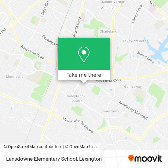 Mapa de Lansdowne Elementary School