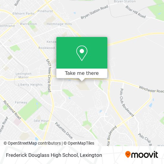 Frederick Douglass High School map