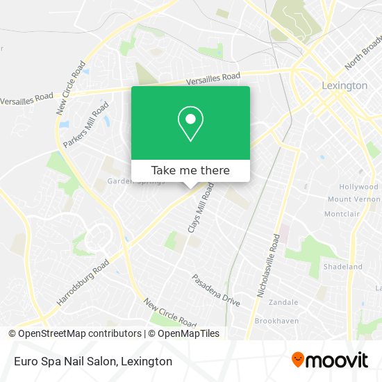 Mapa de Euro Spa Nail Salon