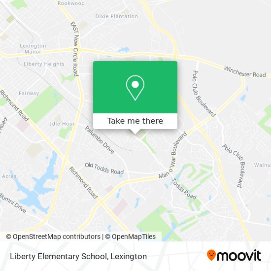 Liberty Elementary School map