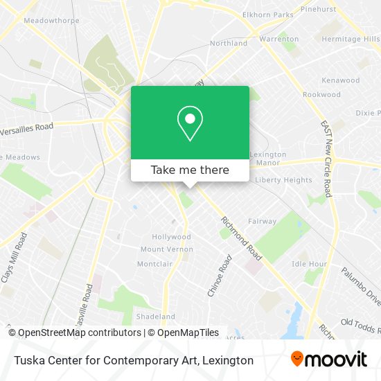 Tuska Center for Contemporary Art map