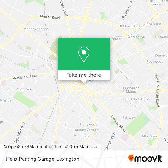 Mapa de Helix Parking Garage