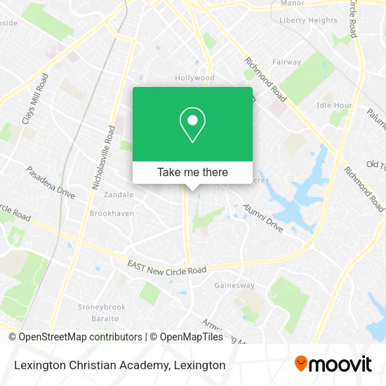 Lexington Christian Academy map